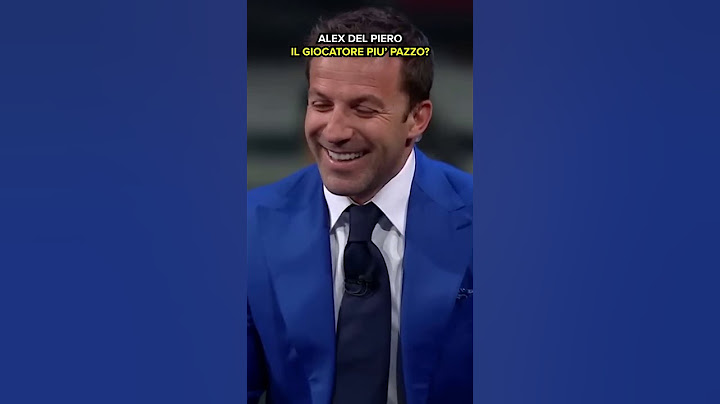 Alex DEL PIERO: Chi è il Giocatore Più PAZZO? #shorts