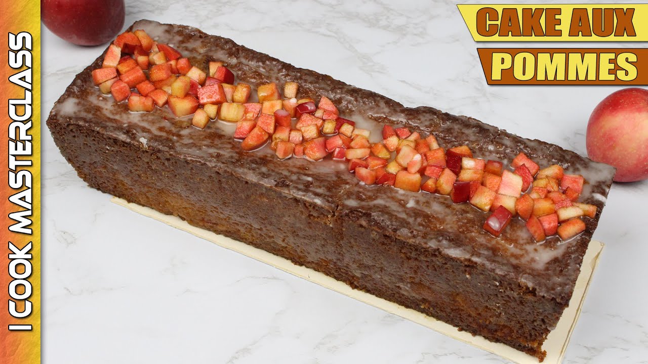 ✅ GÂTEAU FAÇON CAKE AUX POMMES A LA CANNELLE ET GLAÇAGE CHOCOLAT BLANC : La meilleure recette !