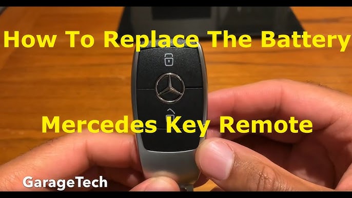 Change your Mercedes Benz Key Fob Battery in Less than 60 Seconds! - DIY # mercedes #mercedesbenz 