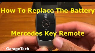 Mercedes key battery replacement How to change the battery/cell merc key fob DIY dead flat battery