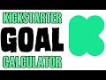 How to Figure Out Kickstarter Goal - Kickstarter Tutorial Video