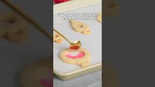 Edible GLASS Cookies! Ornament Cookies for Christmas w/ Josh Elkin #shorts #food #eat #holiday