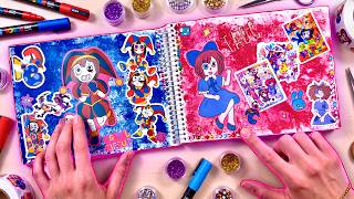 Pomni & Ragatha Satisfying Scrapbooking Idea ✂️ ASMR DIY Paper Craft for Digital Circus Fans