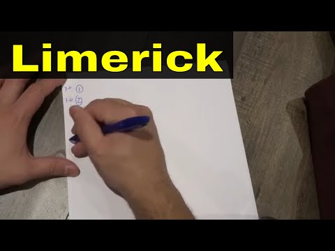 How To Write A Limerick Poem-Poetry Tutorial