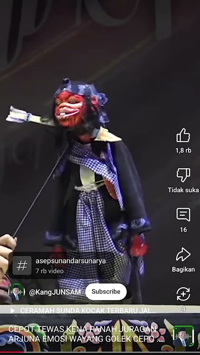 nooo Cepot 😠ðŸ˜#rameinpliss #wayanggolek #otuan
