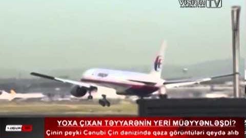 Yoxa çıxan təyyarənin yeri müəyyənləşdi?