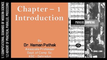 Chapter-1 Introduction of Parallel Computing: Theory & Practice by Michel J. Quinn (Topic 1.1 & 1.2)