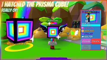 I HATCHED the Prisma Cube in Bubble Gum Simulator! *REALLY OP*