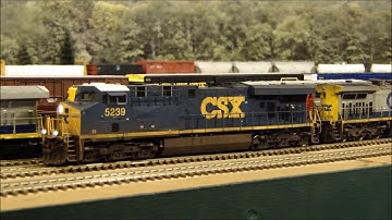 Custom CSX ES44DC #5239 Kitbash w/ LokSound V4.0