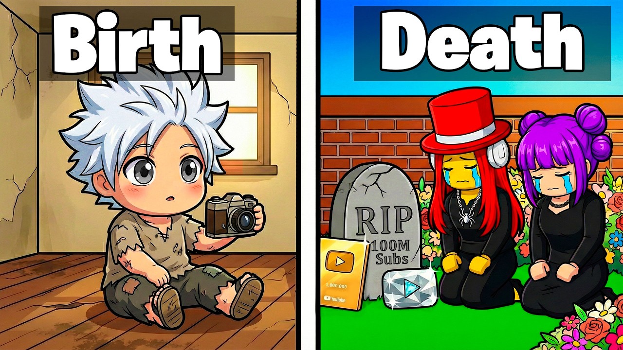 من الميلاد إلى وفاة يوتيوبر منسي حزين 😢🎥