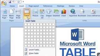How to create a table table kase create karte h microsoft word table 