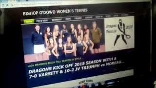 O'Dowd Tennis Shutterfly Tutorial