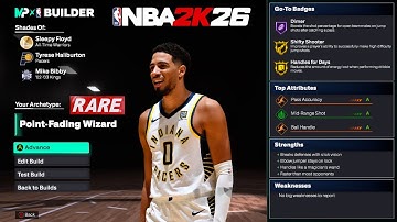 *Rare* NBA 2K26 The Best Point-Fading Wizard Build!