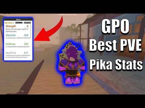 [GPO] BEST PVE PIKA STATS! (Update 8)