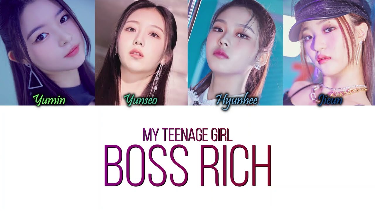 3rd Grade & 4th Grade (My Teenage Girl/방과후 설렘)) - Boss Rich Han/Rom/Eng Color Coded Lyrics