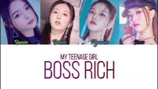 3rd Grade & 4th Grade (My Teenage Girl/방과후 설렘)) - Boss Rich Han/Rom/Eng Color Coded Lyrics