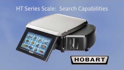 HT Series Scales (OPERATION): Search Capabilities Video