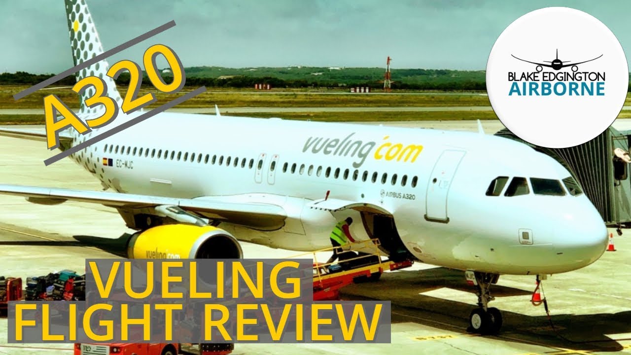 VUELING - how good is low cost flying in Spain? - YouTube