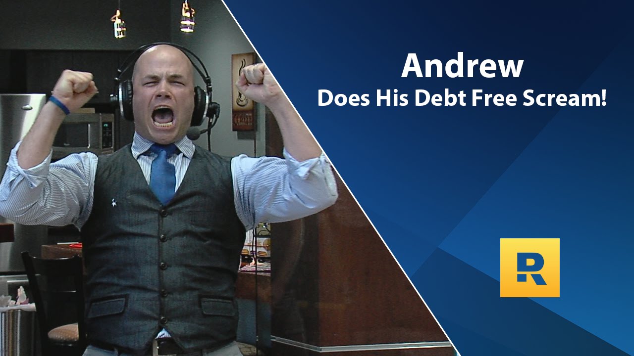 Andrew Does His Debt Free Scream Andrew Does His Debt Free Scream