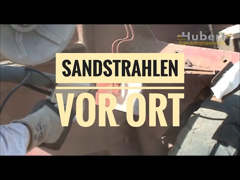 Sandstrahlen Metall