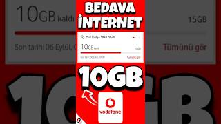 Bedava İnternet Vodafone 10Gb Yeni̇ Kampanya 2025