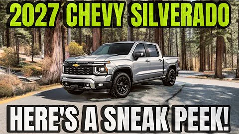 Sneak Peek Of The 2027 Chevy Silverado Is Here!