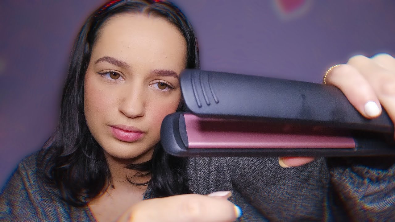 ASMR | Fazendo Chapinha no seu cabelo. Para ir em um evento✨Especial✨