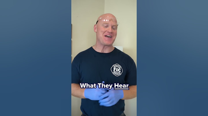 What I Say vs What My Patients hear. #ems #firefighter #listening