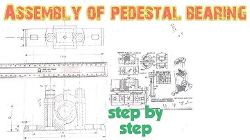 Assembly drawing of Plummer block |Engineering and poetry|
