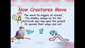 Class 3 UNIT-10  POEM: How Creatures Move