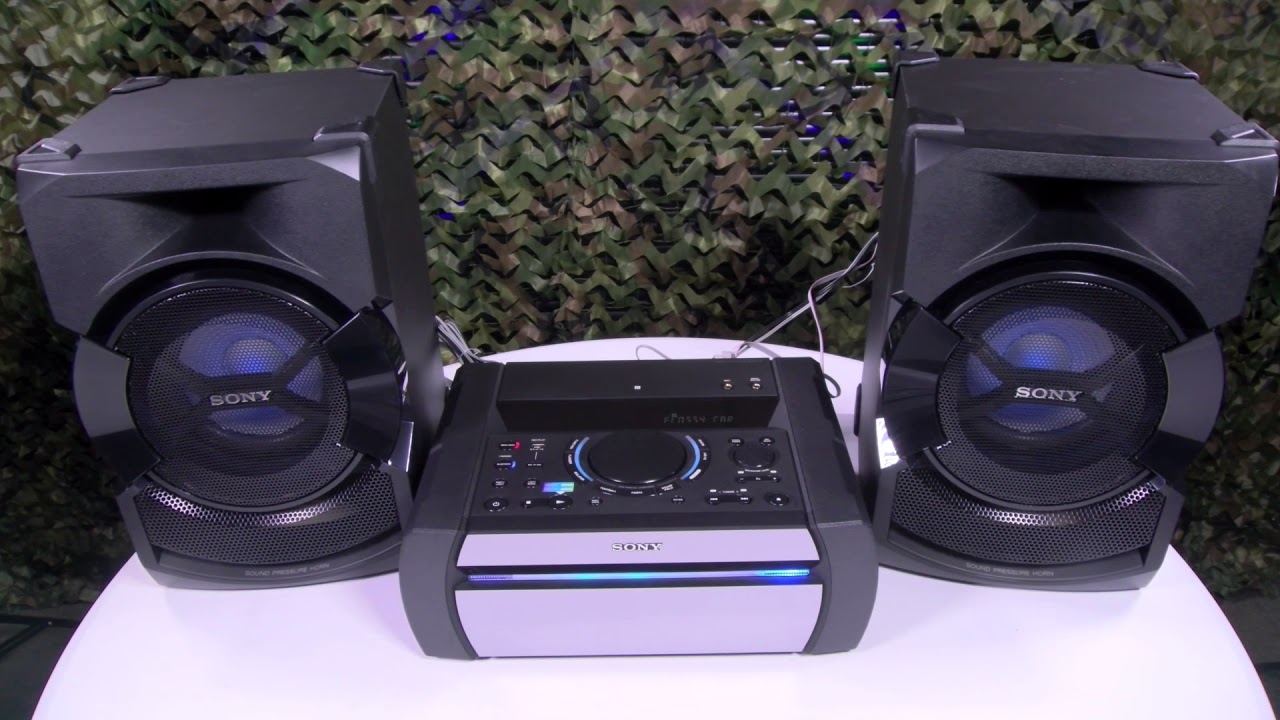 SONY SHAKE X10 High Power Home Audio System - YouTube