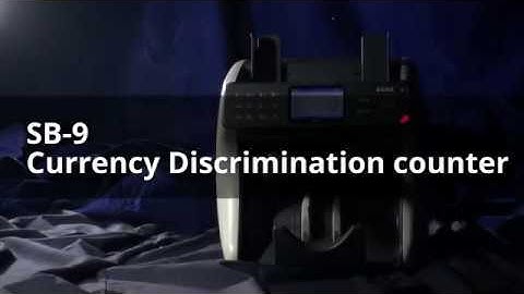 SBM SB-9 Two Pocket Multicurrency counter