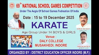 69th National School Games Competition , Under 14 Boys & Girls