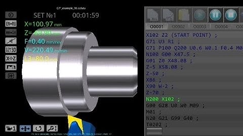 g71 manual  program ॥ TRAINING program ॥ program kaise banaye  ( Cnc j.com)