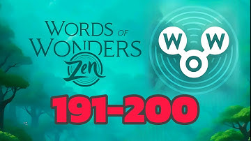 Words of Wonders Zen 191 192 193 194 195 196 197 198 199 200