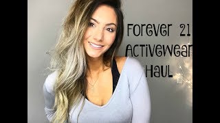 My First Video! | Forever 21 Activewear | Try On Haul |