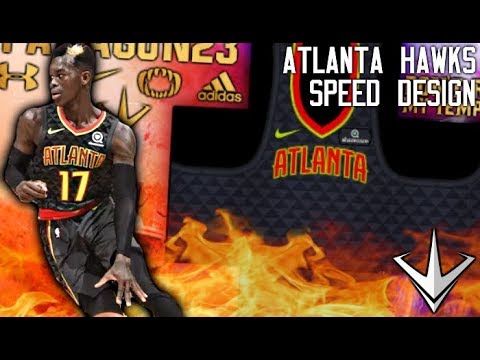 Atlanta Hawks Jersey Speed Design Paragon23 Youtube - roblox basketball jersey template