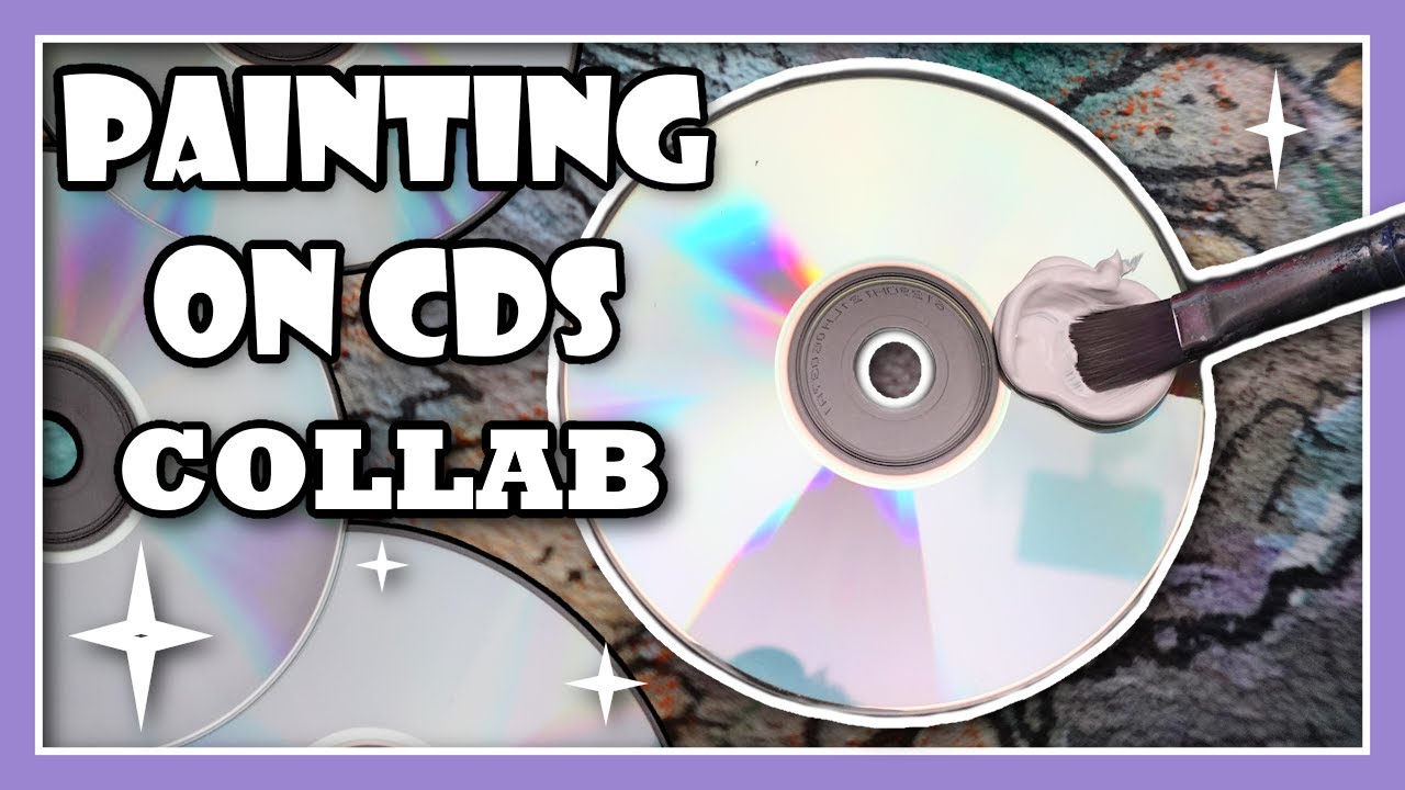 PAINTING ON CDS Collab With @Thegamerbear76