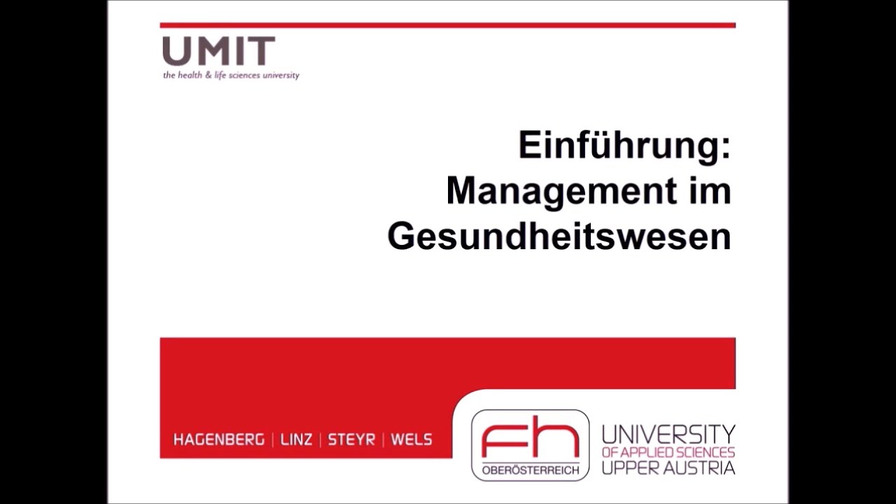 2020 HCMT Einführung Gesundheitsmanagement - YouTube