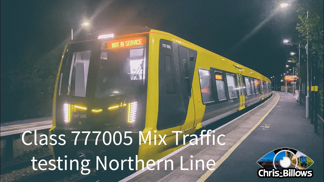 Merseyrail Class 777 Northern Line Traffic Testing - YouTube