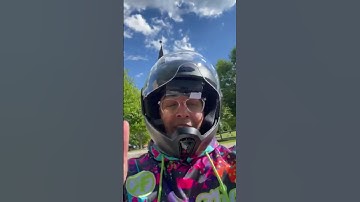 This Helmet has a HEADS-UP DISPLAY! Full video clicking created from below 👇 #shorts