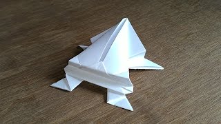 How to make a high jumping Paper Frog Origami screenshot 3