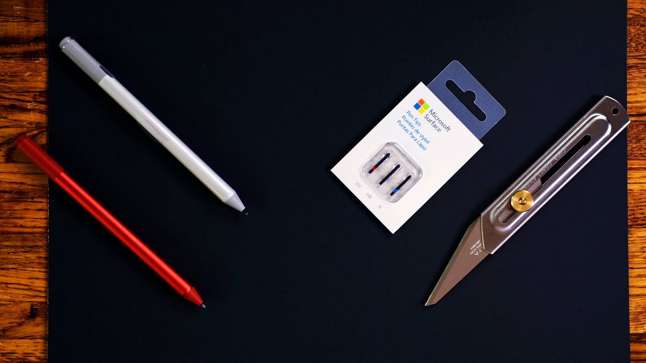 Как заменить наконечник пера Microsoft Surface Pen? - YouTube