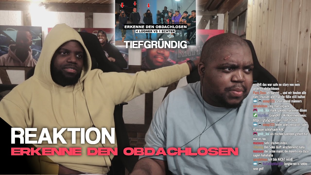 BLACKBROS REAGIEREN AUF: BEWEGEND!.. 😱 Erkenne den OBDACHLOSEN