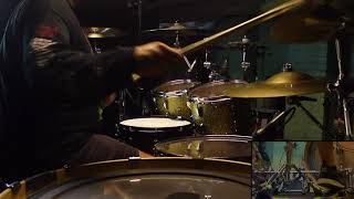 SIGNS OF THE SWARM - "DEATH WHISTLE" DRUM PLAYTHROUGH - One Take Basement Sessions