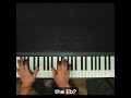 Mastering e flat major 7 chord | Learn to play piano