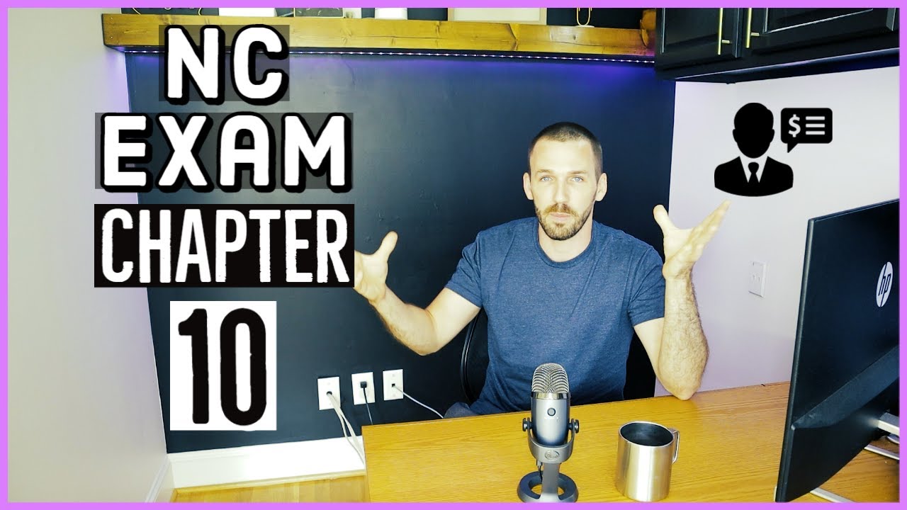 NC Real Estate Exam Prep: Chapter 10 | Sales Contracts - YouTube