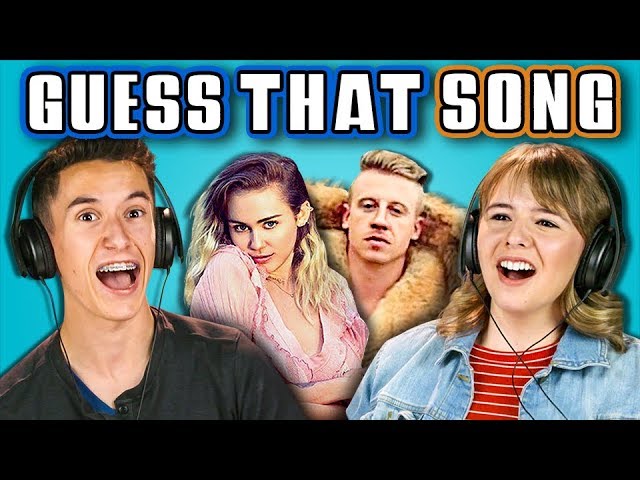 TEENS GUESS THAT SONG CHALLENGE #5 (REACT) YouTube