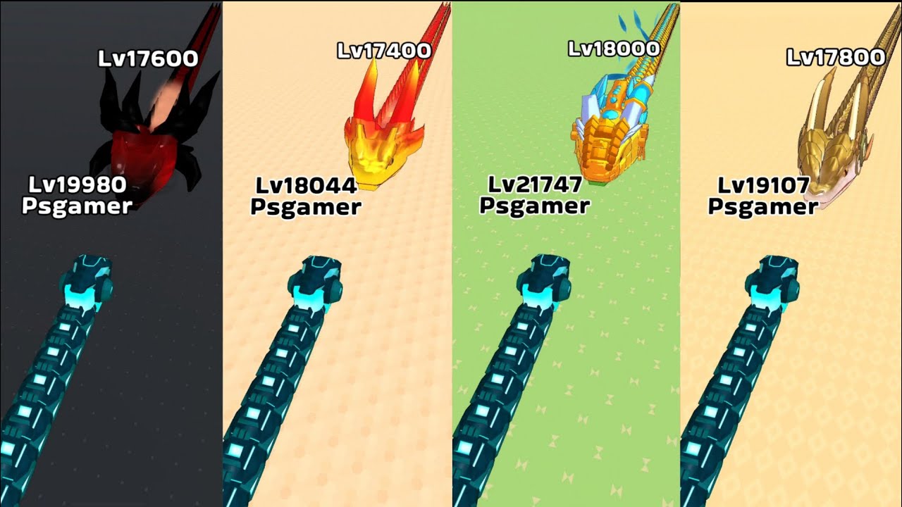 🐍Snake Clash Level 17400-17600 | All Boss Fights & 999% Snake Battle 🔥