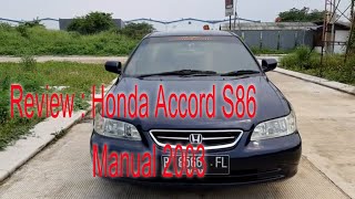 Review Honda Accord S VTI 2 4 2003 (S86) Biru - Thor Motor